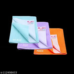 OYO BABY 70x50 CM New Born Baby Urine Sheets Waterproof, Bed Protector Baby Dry Sheet, Baby Dry Mats Waterproof and New Baby Born Products Combo 3 pcs set, Dry Sheet