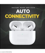 Tws Earbuds Pro, White Airbud, TWS Headphone, Tws earphone, True Wireless Bluetooth Headphone, True Wireless Bluetooth Earphones with red Case, Compatible for all Smartphones