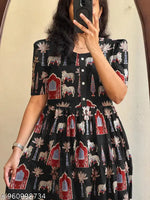 Women's Rayon Printed Anarkali Kurta Women & Girls | Women's Kurtas & Kurtis