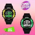 Digital Boy's and Girl'S Watch For Combo
