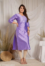 Premium Soft Silk Kurti with Dupatta for Women | Festive & Party Wear