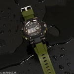Felizer Army Watch Digital H9047 SilverBlack Big Dial Watch For - Men