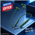 BT-235 Wireless Bluetooth Neckband – 20H Battery Life, Deep Bass, Type-C Fast Charging, Magnetic Lock, HD Mic & Sound, Stylish Metal Finish (Blue)
