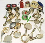 Miniature Steel Kitchen Toy Set bhatukali for baby girls and baby boys (kids toys) - Saji collections
