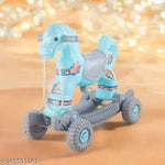 1 years baby horse ride on toy for kids vehicle slide toys for 1-3 years babies, ride & rocker birthday gift, Grey colour