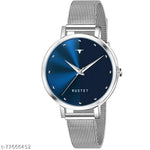 Jainx JW691 Blue Dial Mesh Band Analog Watch - For Women