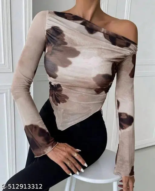 women western wea stylish florol print crop top