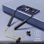 Best Bluetooth Neckband | Crystal-Clear Sound & Deep Bass | 20-Hour Battery Life with Fast Type-C Charging | Magnetic Lock Design & Stylish Metal Finish | Bluetooth Headphones Under ₹299