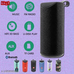 Atiasrama TG-113  Mate Portable Bluetooth Speaker Wireless Super Bass Sound Audio System/Water Resistent/Splashproof Built in Mic, TF Card Slot, FM, AUX, USB
