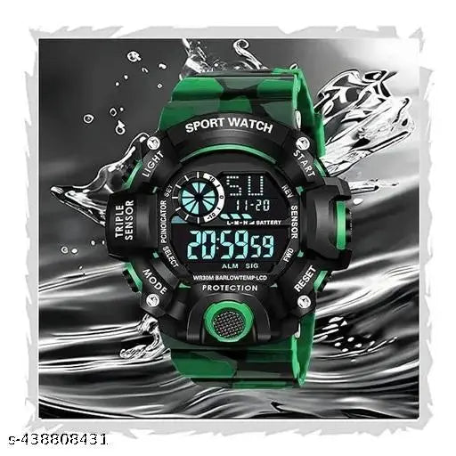 Digital Sports Multi Functional Black Dial Watch for Mens Boys,Men's analog timepieces,Men's luxury watches,Men's designer watches,Men's fashion watches