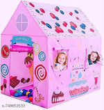 This foldable tent house can be used indoors as a toy house or outdoors as a kids play tent