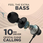 Supreme Wireless Bluetooth Neckband (Black) | 50 Hours Playback | Comfortable In-Ear Headset