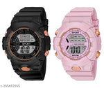 Digital Boy's and Girl'S Watch For Combo