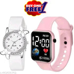 NEW ARRIVAL WATCH COMBO FOR BOYS & GIRLS | BUY 1 GET 1 FREE DIGITAL WATCH FOR KIDS | HIGH QUALITY WATCH FOR KIDS | NEW DESIGN FOR KIDS