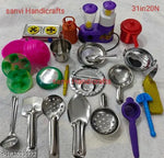 Miniature Steel Kitchen Toy Set bhatukali for baby girls and baby boys (kids toys) - Saji collections
