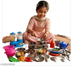 SUTEKI Small Kitchen Set Great Kitchen Toys for Girls, Gift  Total 6 Item