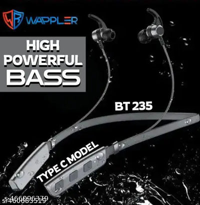 Bluetooth Neckband | Wireless Neckband | Crispy And Clear Sound Quality Deep Bass 20Hr Battery Type C Fast Charging Magnetic Lock |Premium Metal Look & Crystal-Clear Mic Sound | Bluetooth Headphones | Bluetooth Earphone Under 299rs | Bluetooth Headset