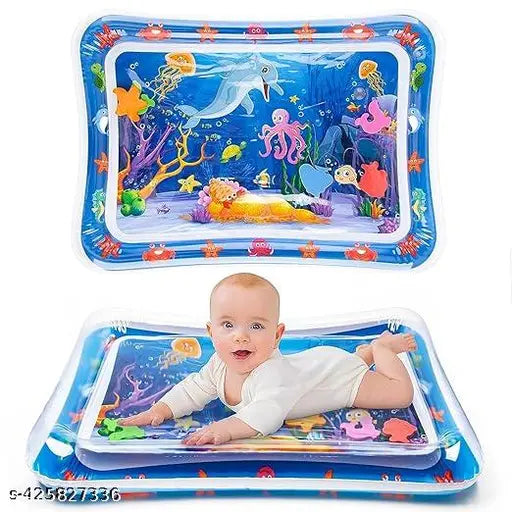 SHOPING NOW Inflatable Tummy Time Mat Premium Baby Water Play Mat for Infants and Toddlers Baby,Strengthen Your Baby's Muscles, Portable Time Leak-Proof||Fun Activity Play Center Indoor,Outdoor