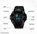HA-LA Lapgo HL-2022 New Trending Full Black Ring Black Round Waterproof Gym Fitness Freek  HL-2022-DTL-BLK Digital Watch - For Men Sports watch