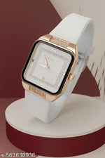 Amigos- Black diamond Rubber Strap Student Analog WristWatch