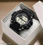 Royal look Digital Watch Shockproof Multi-Functional Automatic Black Color Strap Waterproof Digital Sports Watch for Men's Kids Watch for Boys Watch for Men Pack of 1 Watch Water Resistance Digital Watch