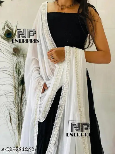 white super four side kaju lace