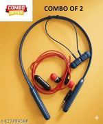 neckband and wired earphone combo offer pack of 2