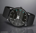 men black stylish paidu PU belt watch