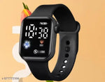 Trendy Black Colour Big Light Digital Watch for Girls n Womens