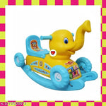Chetak Convertible Playful Pony for Kids in Pink and Grey - Multifunctional Playmate for Children