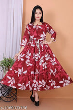 Sale price live Gown for Women , White chess gown for women,women one piece dress