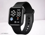 Trendy Black Colour Big Light Digital Watch for Girls n Womens