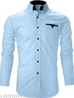ZOMBOMSTAR Men's Cotton Regular Fit Casual Shirt