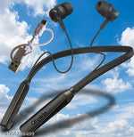 A-n Wireless Bluetooth Neckband NB-111 Bluetooth Earphones with 8 Hours Playtime