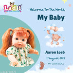 Ladli® Real Looking Soft Doll for Kids - Toy for Kids My love Doll with Hair Rotatable Arms & Legs