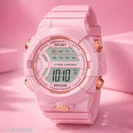 MADHAVWATCH  Silicon Pink Digital Watch for Boys & Girls