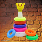 Teddy Rings for Kids with Play Set Toy, Brien Development Toy for Kids, Best Gift for Baby Boys and Girls- Multi Color