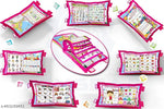 Amrut Internationals Kids Cotton Abcd Learning Toys Cushion Best For Birthday Gift, Red Colour Kids Learning Cushion Book