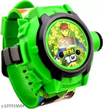 SUPER HERO, CARTOON CHARECTOR, ANGREE BIRD AVENGERS,DOAREAMON,BARBIE DOLL,BENTEN ,ME2, 24 IMAGE PROJECTOR , TOYS CUM DIGITAL WATCH FOR KIDS,BOYS&GIRLS.