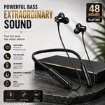 A-n Wireless Bluetooth Neckband NB-111 Bluetooth Earphones with 8 Hours Playtime