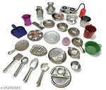 SUTEKI Small Kitchen Set Great Kitchen Toys for Girls, Gift  Total 6 Item