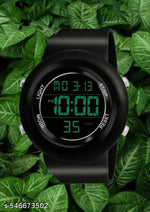 HA-LA Lapgo HL-2022 New Trending Full Black Ring Black Round Waterproof Gym Fitness Freek  HL-2022-DTL-BLK Digital Watch - For Men Sports watch