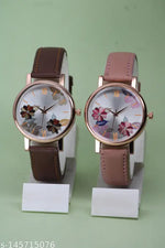 Analog Women's Watch (Black Dial) (Pack of 2)
