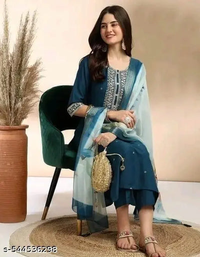 NEW TRENDING KURTA SET WITH DUPATTA
