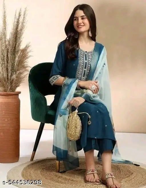 NEW TRENDING KURTA SET WITH DUPATTA