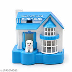 Kian  Best Quality New Model Puppy House Piggy Bank  Coin Bank  Indoor|Outdoor Dog House Piggy Bank for 2 & 3+ Years Kids Boys & Girls Coin Bank  (Pink)