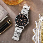 men black stylish paidu PU belt watch