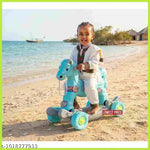 1 years baby horse ride on toy for kids vehicle slide toys for 1-3 years babies, ride & rocker birthday gift, Grey colour