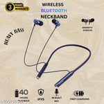Smart Dial Neckband 12 hours playtime bluetooth wireless headphones earphone bluetooth headset