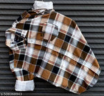 Branded Men's Single Pocket Full Sleeve Check Shirt In Meesho